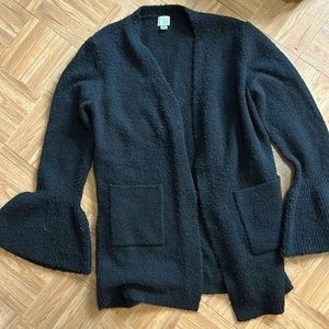 Small black cardigan